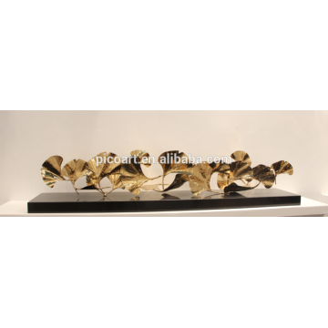 stainless steel plated handmdae art hotel modern sculpture decorating manufacture in china